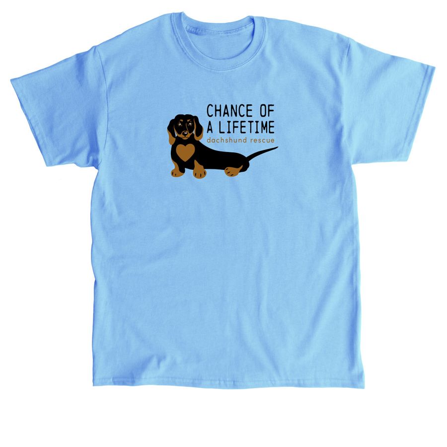 COALDR Medium Front Logo, a Carolina Blue Classic Unisex Tee