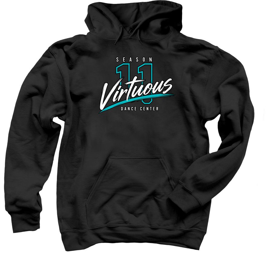 VDC Season 11 Hoodie, a Black Pullover Hoodie