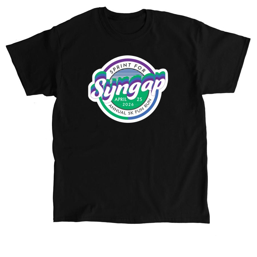 Sprint for Syngap 2026: Team Gracyn, a Black Classic Unisex Tee