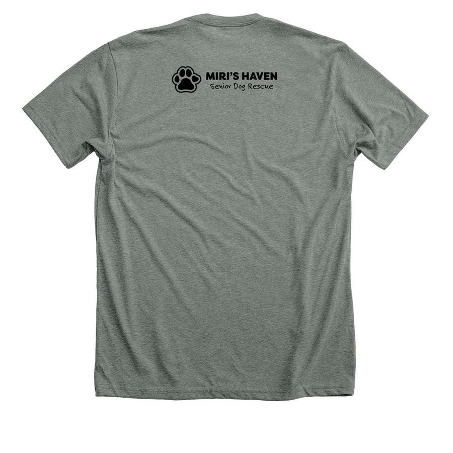 I'm a Delight, a Deep Heather Premium Unisex Tee (back-view)