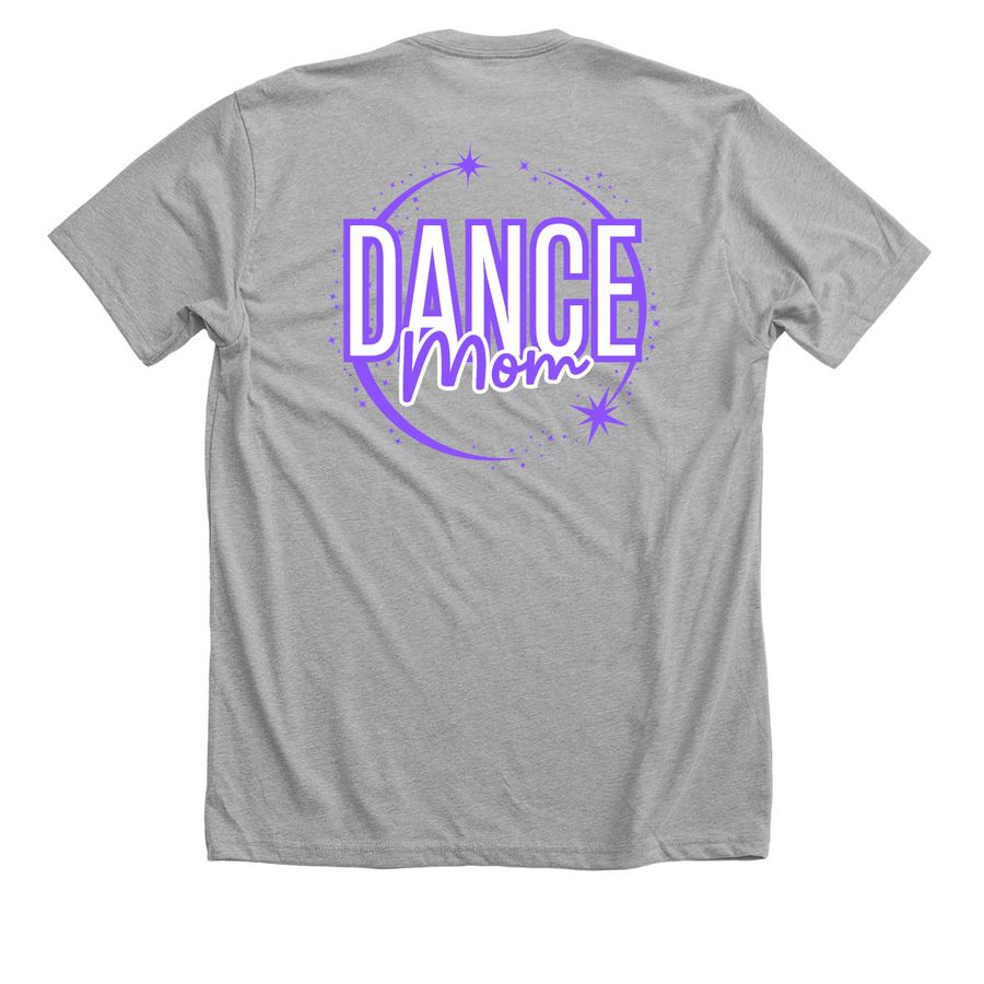 'IAC Dance Mom' Tee, a Athletic Heather Premium Unisex Tee (back-view)