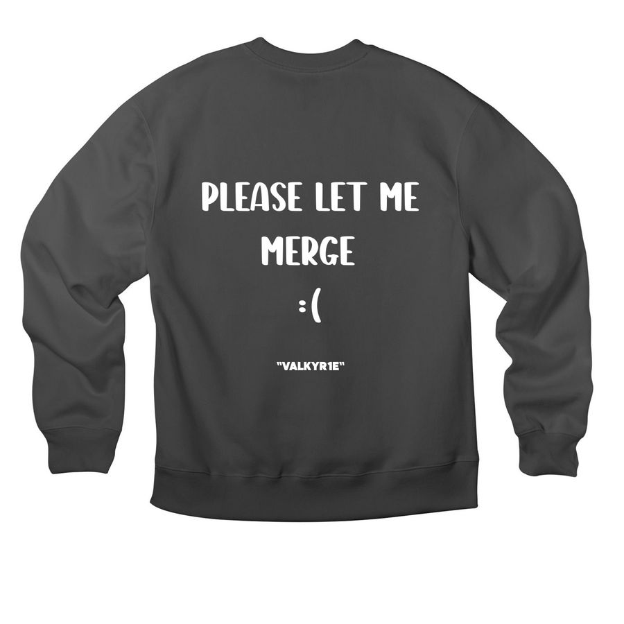 MERGING :(, a Asphalt Premium Heavyweight Crewneck Sweatshirt
