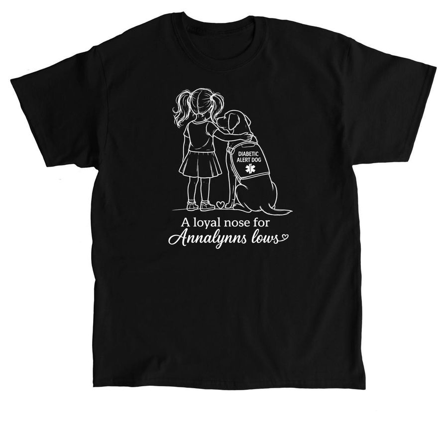A loyal nose for Annalynns lows ?, a Black Classic Unisex Tee