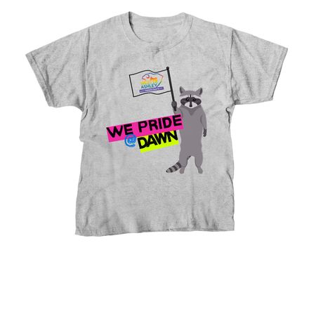We Pride at Dawn, a Sport Grey Youth Unisex Tee