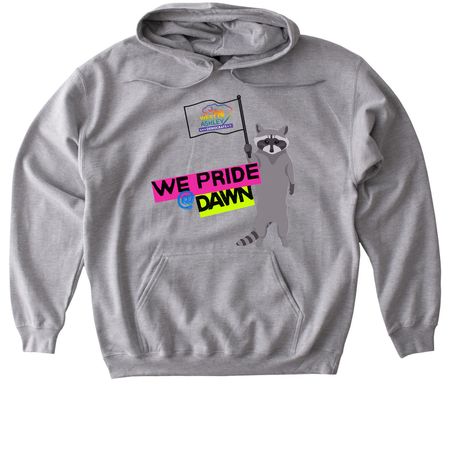 We Pride at Dawn, a Sport Grey Gildan Softstyle Pullover Hoodie