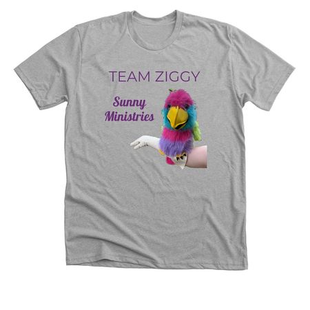 Team Ziggy, a Athletic Heather Premium Unisex Tee