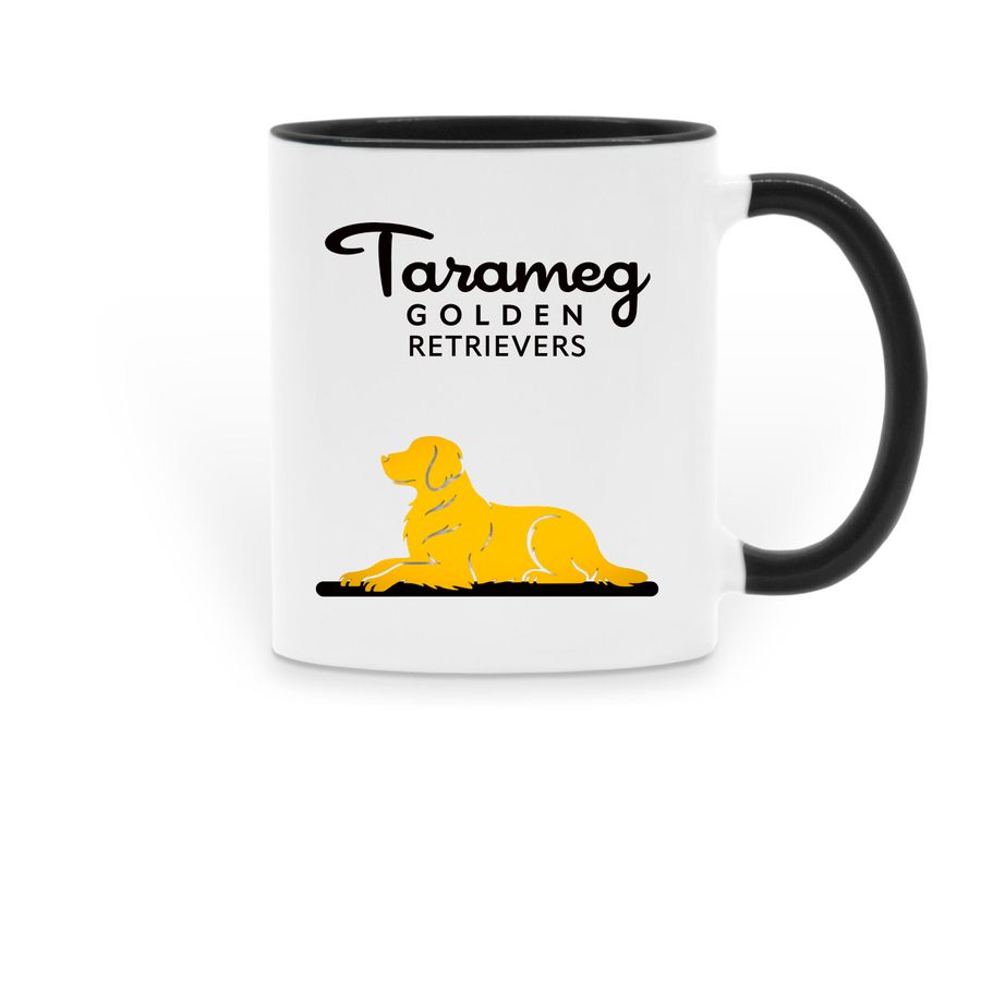 Tarameg Mugs, a Black Two-Tone Ceramic Mug