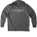 My Hero Needed a Cure, a Aluminum Grey Allmade Eco Triblend Hoodie Tee