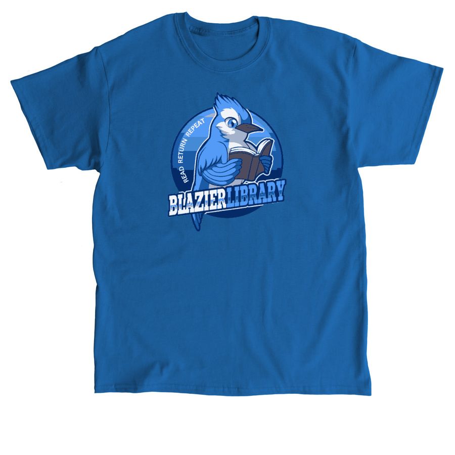 Blazier Library Spirit Wear, a Royal Classic Unisex Tee