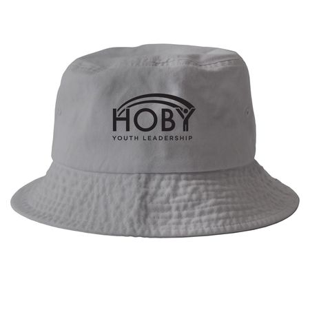 Bucket Hats, a Grey Printed Bucket Hat