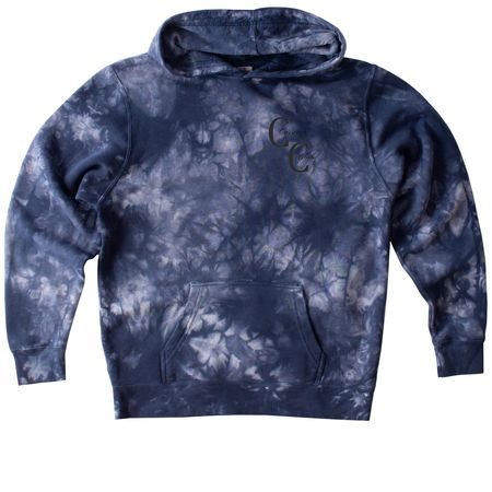 Carriage Club - Kids Sweaters, a Navy Youth Tie Dye Pullover Hoodie