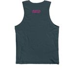 Pro Choice. Pro Speech.&nbsp;, a Dark Grey Premium Cotton Tank (back-view)