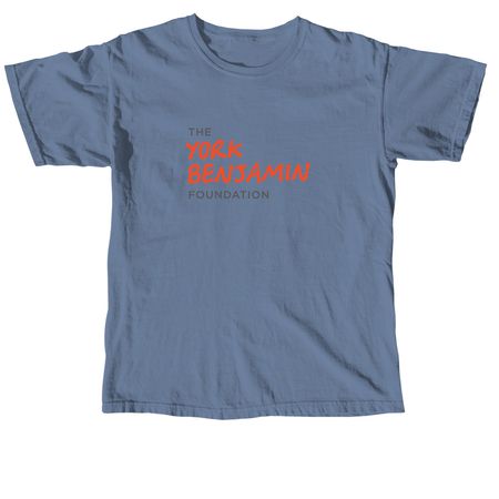 York's Army Stacked, a Blue Jean Comfort Colors Unisex Tee