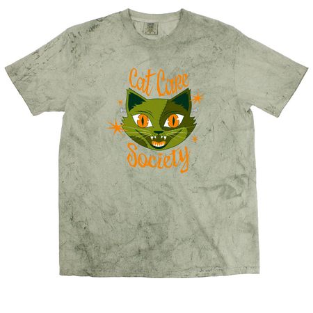 Frankenstein's Cat, a Fern Comfort Colors Colorblast Tee