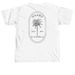 PEDS SIG Palm Tree, a White Comfort Colors Unisex Tee (back-view)