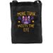 More Than Meets the Eye - Tote Bag, a Black Recycled Cotton Tote Bag