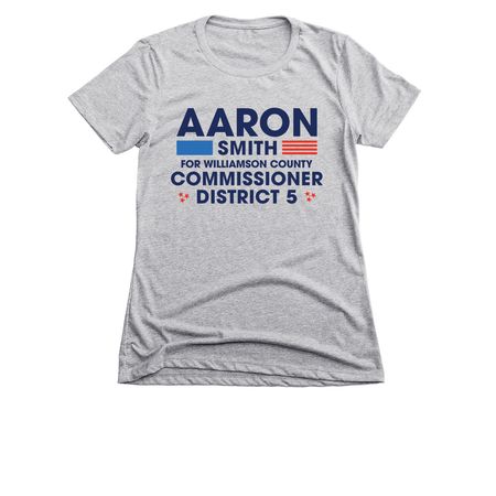 Campaign 2, a Dark Heather Grey Women's Slim Fit Tee