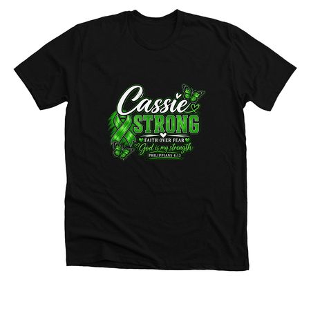 Cassie Strong, a Solid Black Blend Premium Unisex Tee