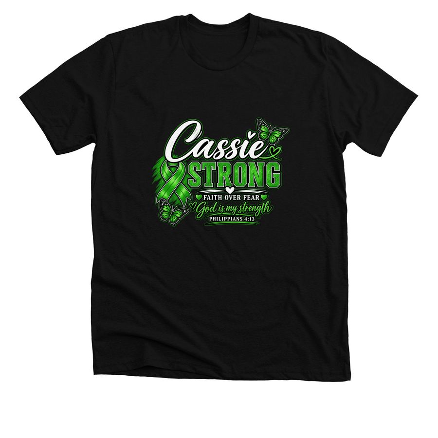 Cassie Strong, a Solid Black Blend Premium Unisex Tee