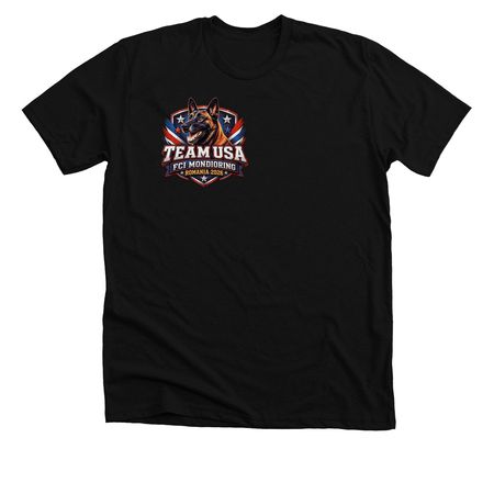 Team USA Fundraiser!, a Solid Black Blend Premium Unisex Tee