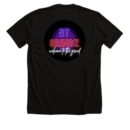 OnlyPhanpys, a Solid Black Blend Premium Unisex Tee (back-view)