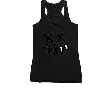 Gundo Women's Tanks, a Black Women's Racerback