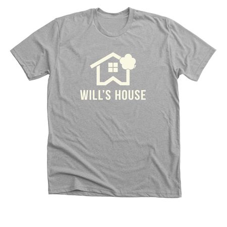 Will's House, a Athletic Heather Premium Unisex Tee