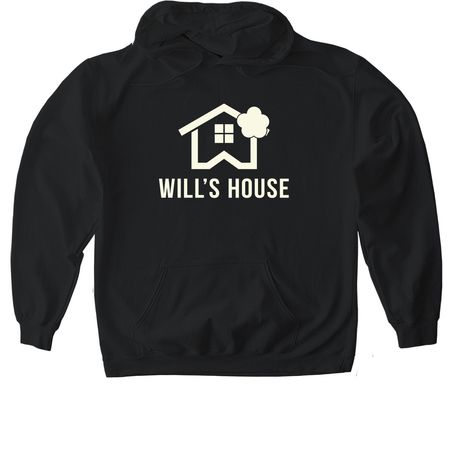 Will's House, a Black Gildan Softstyle Pullover Hoodie