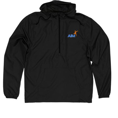 AIM Anorak Jacket, a Black Quarter-Zip Windbreaker
