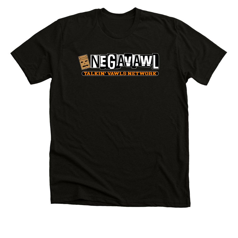 NegaVAWL, a Solid Black Blend Premium Unisex Tee