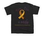 Support Maddie?s Fight!, a Black Youth Unisex Tee (back-view)