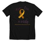 Support Maddie?s Fight!, a Solid Black Blend Premium Unisex Tee (back-view)
