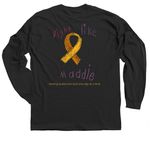 Support Maddie?s Fight!, a Black Classic Long Sleeve Tee (back-view)