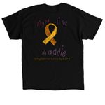 Support Maddie?s Fight!, a Black Classic Unisex Tee (back-view)