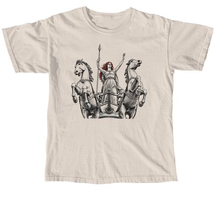 Queen Boudica Revenge Tour, a Ivory Comfort Colors Unisex Tee