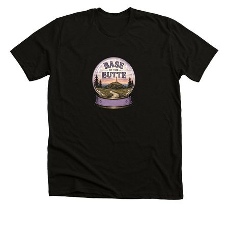 Base of the Butte!, a Black Heather Premium Unisex Tee