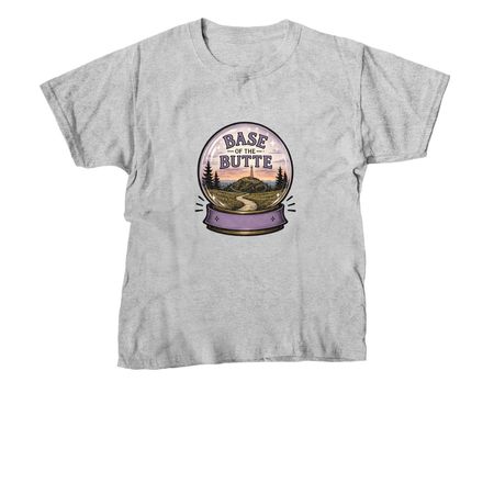Base of the Butte!, a Sport Grey Youth Unisex Tee