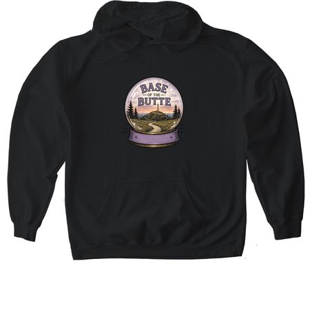 Base of the Butte!, a Black Gildan Softstyle Pullover Hoodie