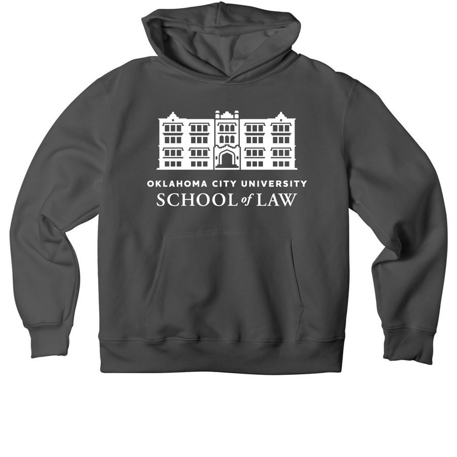 School Building Hoodie, a Asphalt Premium Heavyweight Pullover Hoodie