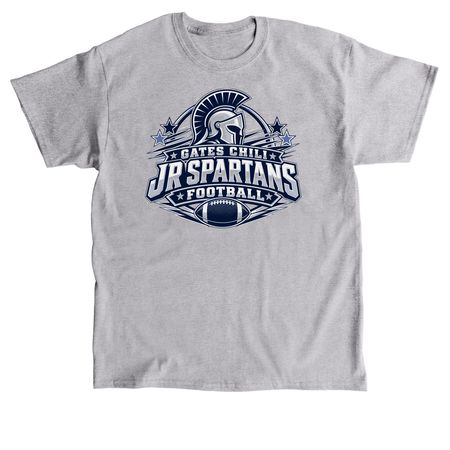 Gates Chili Jr Spartans Football, a Sport Grey Classic Unisex Tee