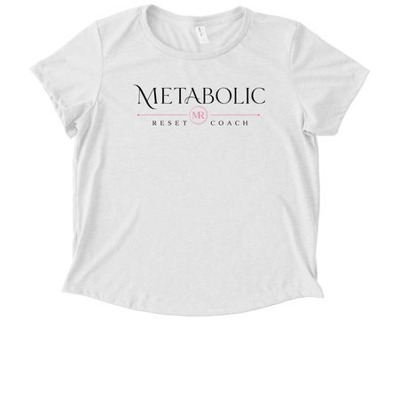 Ladies ?slightly? cropped MR shirt&nbsp;, a Bright White Allmade Eco Triblend Women?s Scoop Neck Tee