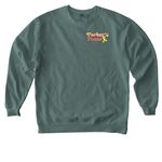 Parker's Posse, a Blue Spruce Comfort Colors Crewneck Sweatshirt (back-view)