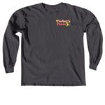 Parker's Posse, a Graphite Comfort Colors Long Sleeve Tee (back-view)