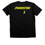 2026 Johnston Games T-Shirt, a Black Heather Premium Unisex Tee (back-view)