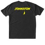 2026 Johnston Games T-Shirt, a Vintage Black Triblend Unisex Tee (back-view)