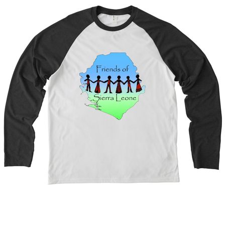 FoSL Store: New Gear is Here!, a Space Black/ Bright White Allmade Eco Triblend Colorblock Raglan Long Sleeve Tee