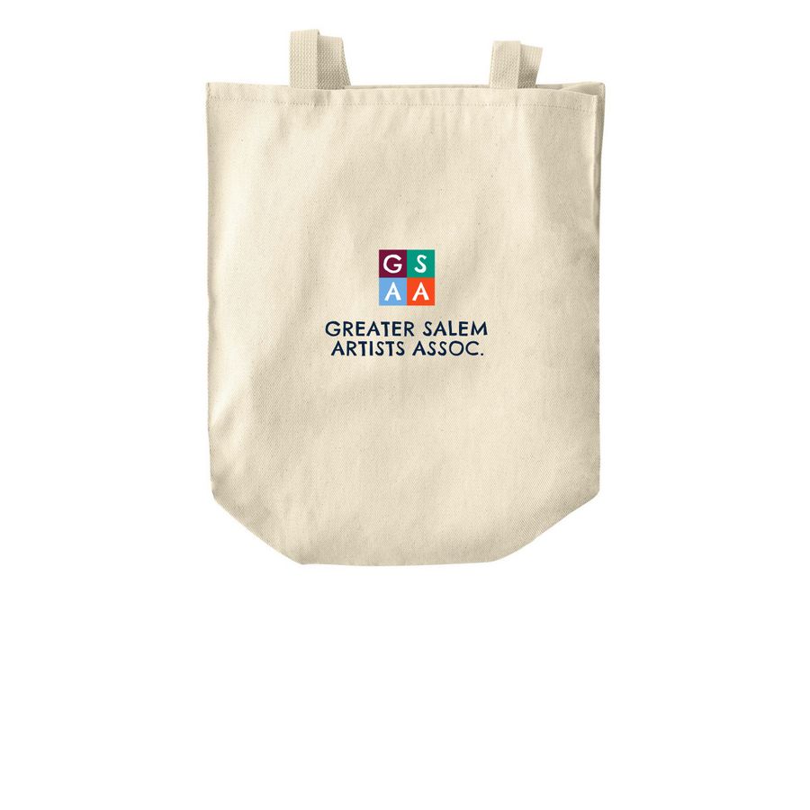 GSAA Logo Tote Bags, a Natural Over-the-Shoulder Shopping Tote Bag