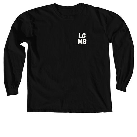 LGMB, a Black Comfort Colors Long Sleeve Tee
