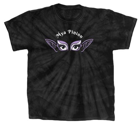 Mya Pinion, a Black Classic Tie Dye Tee
