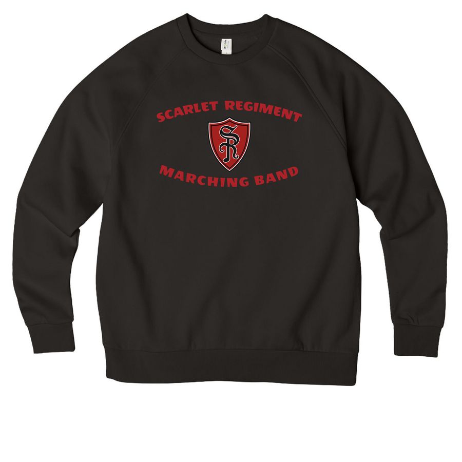 Crew/Hoodies, a Deep Black Allmade Organic CVC Crewneck Sweatshirt